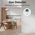 thumbnail image 2 of Detector de Gas CO 2 en 1 Ndcxsfigh con Alarma de Humo y Pantalla LCD, 2 of 9