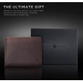thumbnail image 5 of Serman Brands 2 ID Window Wallet for Men | RFID Blocking | Premium Full Grain Leather | Bifold Top Flip | Extra Capacity Travel Wallet | Texas Brown, 5 of 6