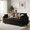 Black, variant on Noelse 70'' Love Seat for Small Space Soft Corduroy Couch Sofa with 2 Pillows 2 Seater Modular Sectional Sofa for Living Room Bedroom and Apartment, Beige