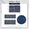 thumbnail image 6 of DII French Blue and Cream Farmhouse Check Rug 26x40 inches, 6 of 9