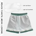 thumbnail image 3 of FORMRS Boys Swim Trunks Quick Dry Mesh Liner Boardshorts Sizes XS-XL, Beige Martini, 3 of 7