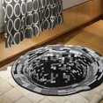 thumbnail image 5 of HONMEET 3D Illusion Polyester Area Rug for Living Room, Modern Home Decor Floor Mat, Stylish and Carpet, 5 of 8