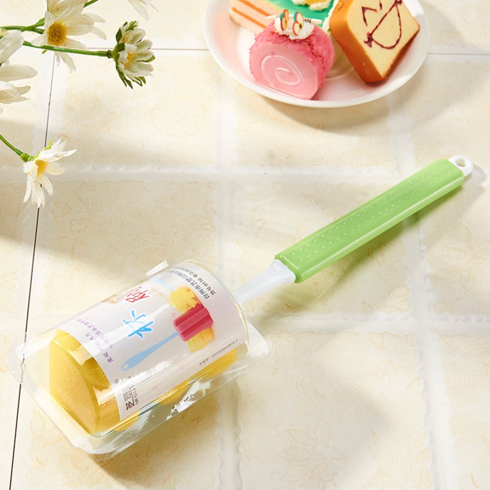 Jeobest Sponge Bottle Brush Cup Sponge Cleaning Brush Sponge Cup