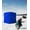 blue, variant on Portable Pop-Up Ice Fishing Shelter, 3-4 People Ice Fishing Shelter with Carry Bag, Two Doors, Windows and Vents, Ice Shanty for Winter Fishing