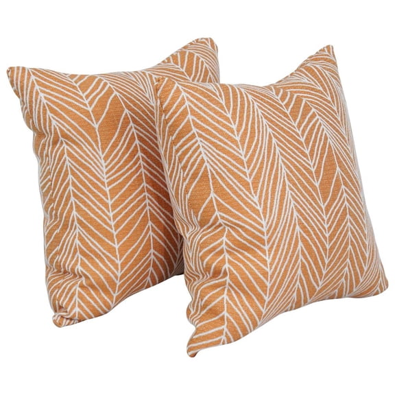 17-inch Jacquard Throw Pillows with Inserts (Set of 2) 9910-S2-ID-137