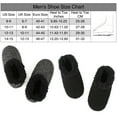 thumbnail image 2 of 2-Pair Men's Slipper Socks Non-Slip Gripper Soles, Soft Fluffy Sherpa Winter House Shoes Indoor, Knit Bedroom Comfy Fuzzy Socks, Warm Cozy Gifts for Dad Grandpa Boyfriend, Size 12-13, 2 of 5