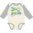 thumbnail image 3 of Inktastic My First Easter Train Boys or Girls Long Sleeve Baby Bodysuit, 3 of 5