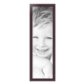 thumbnail image 2 of ArtToFrames 10" x 34" Cherry Picture Frame, 10x34 inch Red Wood Poster Frame (WOM-4095), 4 Pack, 2 of 8