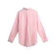 thumbnail image 3 of Camisa suelta para mujer, blusa informal de manga larga Irfora Rosa XL, 3 of 7