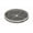 Black, variant on Bone Inlay Serving Tray – Black & White Floral Vine Motif, Quatrefoil Border, Round Shape with Cut-Out Handles, Perfect for Coffee Table or Bar