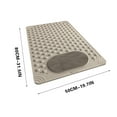 thumbnail image 3 of Fiudx Alfombrilla de Baño Multifuncional con Ventosas Antideslizantes, Masaje para Pies, Ducha Cómoda y Segura, Fácil de Limpiar, Pvc, 50 X 80 Cm., 3 of 4