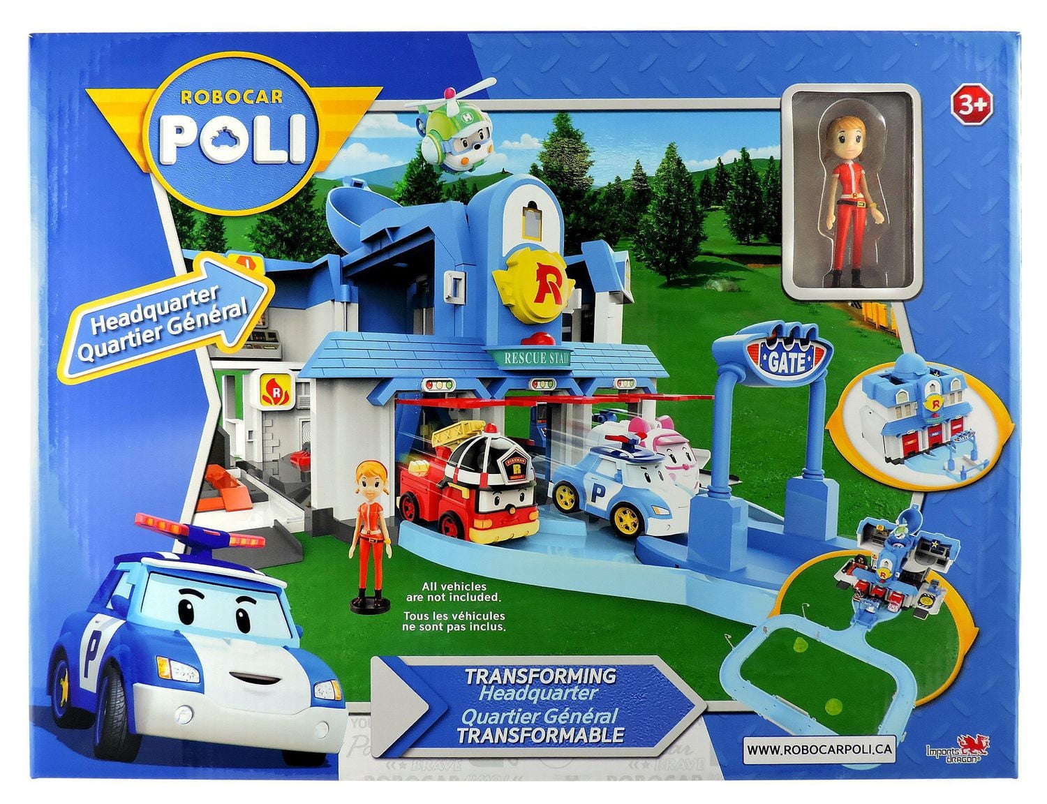 Robocar Poli - Transforming Headquarters Playset