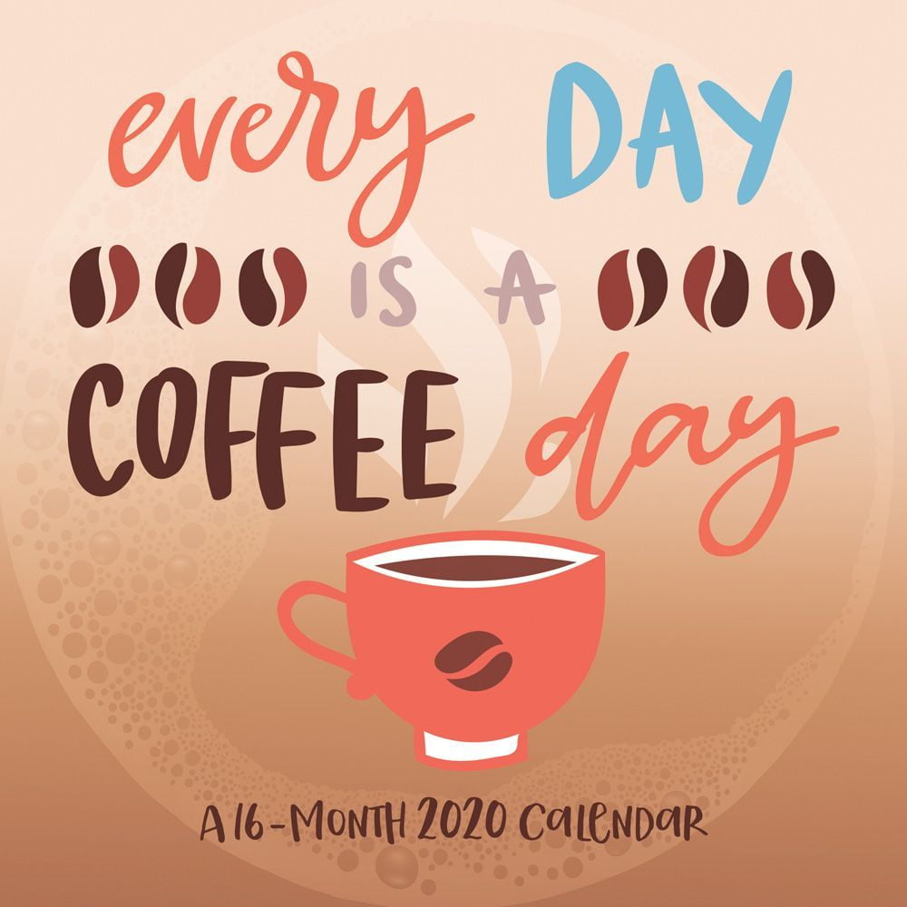 Coffee Art Wall Calendar 2020