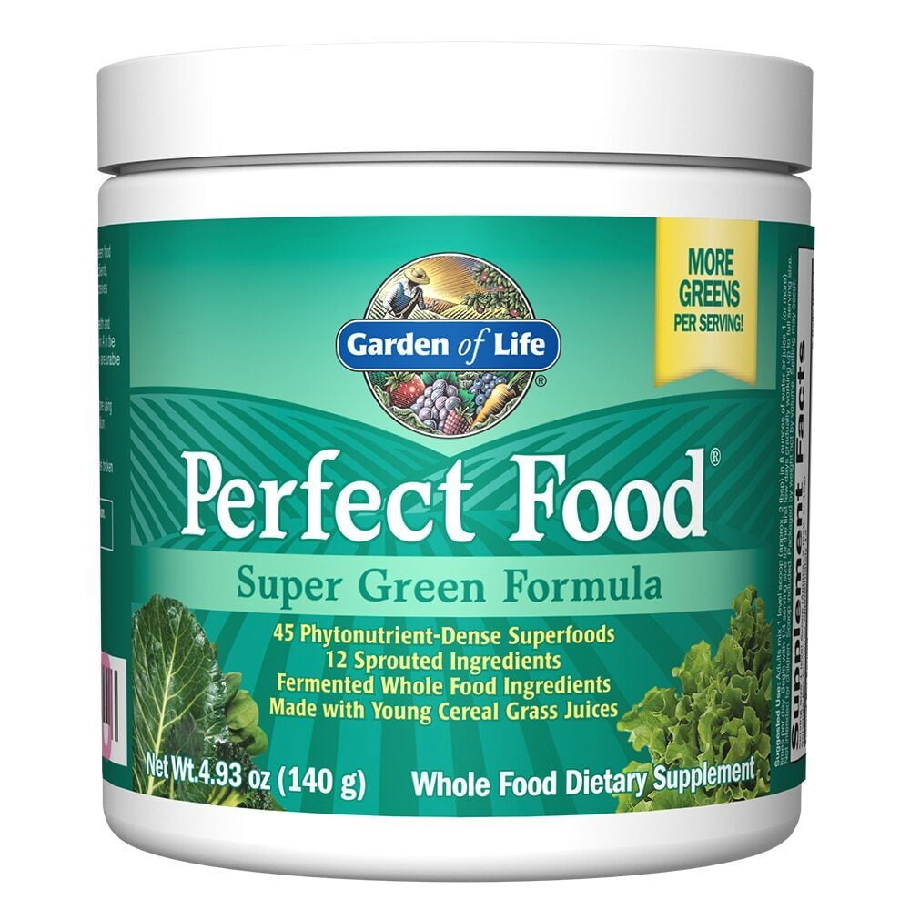 Garden of Life Perfect Food Original Green Formula Powder , 4.94 Oz