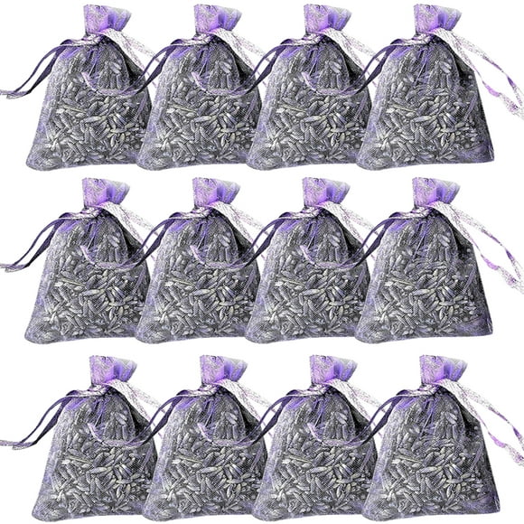 12pack Sachet Bag Dried Lavender Room Wedding Home Fragrance For Closet Aromatic