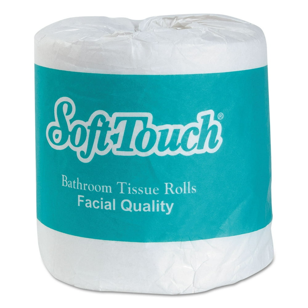 Soft Touch Bath Tissue, 2Ply, White, Individually Wrapped, 500/Roll