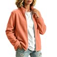 thumbnail image 4 of yillto Fleece Jacket Women Zip up Lightweight Soft Warm Winter Jackets for Women with Pockets Hiking Coat, 4 of 7