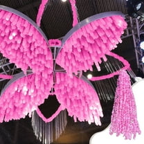 kladzum Christmas Garland Wisteria Bouquet Vines Garland Realistic Artificial Flowers Strings Fake Hanging Flowers Silk Wisteria Garlands Flowers Vines for Wedding Party Christmas Decorations