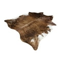 thumbnail image 2 of Brindle White Belly Cowhide Rug - Sizes: XL 7'x6' Ft - Premium Cow Hide Rug, 2 of 4
