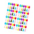 thumbnail image 4 of Huevos de Pascua rellenos de juguetes de conejito, decorativos, suaves, únicos y creativos, regalos de fiesta. 48 set, 4 of 9