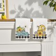 thumbnail image 3 of bamooi Buffalo Plaid Gnome Bee Truck Sunflower Lemons Summer Kitchen Towels Dish Towels, 18x26 Inch Decoration Hand Towels Set of 2, 3 of 6