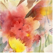 Trademark Art "Hibiscus Shadow" Canvas Wall Art by Shelia Golden