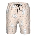 thumbnail image 4 of Naloa Cute Rabbit Men's Beach Shorts, Surfing shorts, Swim trunks, Quick Dry Swim Trunks for Surfing Beach Fun - XX-Large, 4 of 9