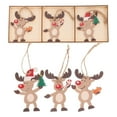 thumbnail image 5 of Gymnture christmas 6PCS Christmas Tree Hanging Ornaments Wooden Pendants for Xmas Party Decors Indoor Outdoor Festival Decorations Rustic Holiday Charms, 5 of 10