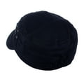 thumbnail image 4 of D&Y Unisex Cotton Distressed Layered Frayed Cadet Military Cap, Camo, 4 of 4