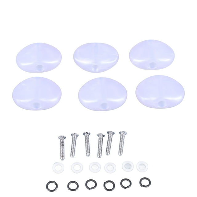 Plastic Tuner Machine Head, Lightweight Guitar Tuning Button 6PCS Replacement Parts For Acoustic Electric Guitars
