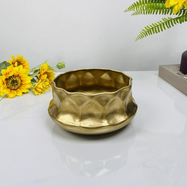 de Hierro de Metal, Jarrón Apto para Mariposas Artificiales, para Dormitorio, Decoración Interior Elegante, de Jardín, Decorac S Colco jarrón de centro de mesa
