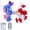 A, variant on Patriotic Lights 4th of July Decorations 2 Pack Flag Star String Lights 196.85 in 50 LED Remote Battery Set