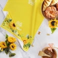thumbnail image 3 of Sunflower Kitchen Towels Set of 2 Decorative Summer Dish Towels for Kitchen Yellow Kitchen Decor Microfiber Spring Tea Towels (18x28 Inches), 3 of 6