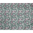 thumbnail image 4 of oneOone Polyester Lycra Fabric Leaves & Swirl Block Decor Fabric Printed BTY 56 Inch Wide, 4 of 4