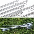 thumbnail image 3 of AOTU 10pcs 12 Inch Tent Stakes Pegs Camping Ground Nails Canopy Steel Nails Tent Spikes Set for Outdoor Use, 3 of 8