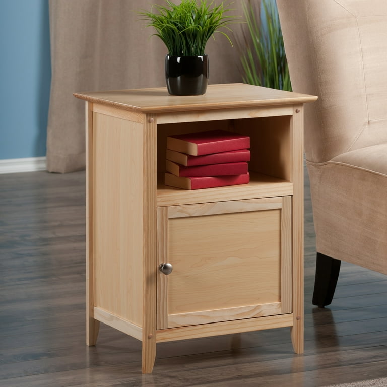 Winsome Wood Henry Nightstand Accent Table Natural Finish
