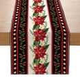 thumbnail image 1 of Camino de mesa navideño de lino Natural, mantel a cuadros rojos y verdes, decoración de Feliz Navidad 2023, cuadros escoceses, Feliz Año Nuevo 2024, 1 of 4
