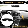 thumbnail image 2 of Unique Bargains Dash Cover for Ford Maverick 2022-2024 Dash Board Mat Thickened Anti-Slip Dash Cover Mat Pad Polyester Center Console Dashboard Cover Pad Carpet Black, 2 of 6
