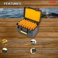 thumbnail image 3 of SKB iSeries Deep Lure Case, 32 Adjustable Compartment Secure Fishing Box, 1610-10, 3 of 12