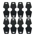 thumbnail image 1 of 200PCS/Set PVC Necklace Folding Plastic Bracelet Jewelry Packaging Card(Black), 1 of 9