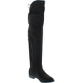 thumbnail image 7 of YOKI Anora Women's Drawstring Side Zipper Low Heel Thigh High Boots, 7 of 7