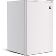 thumbnail image 1 of IdealHouse Mini Fridge with Freezer, Low Noise and Energy-Efficient Compact Refrigerator, Reversible Door, Adjustable Thermostat and LED Light, Small Fridge for Bedroom, Dorm, Office and Apartment, 1 of 6