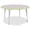 Driftwood/Key Lime, variant on Octagon Activity Table - 48" X 48", Mobile - Driftwood Gray/Gray/Gray