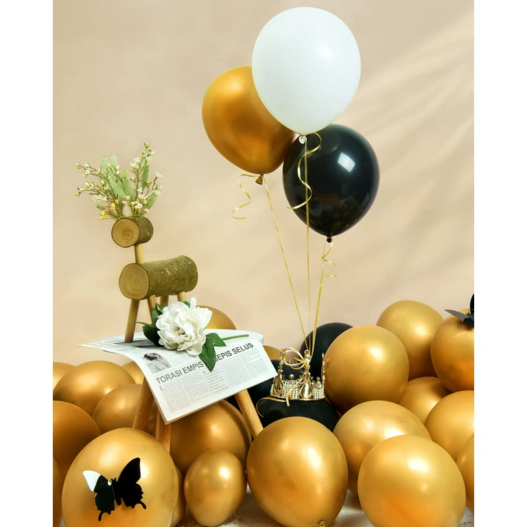 70th Birthday Party Balloon Weights, Black and Gold Decorations (6 oz, 6  Pack), PACK - Harris Teeter