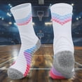 thumbnail image 2 of Xijirk Athletic Crew Socks Cushioned Arch Support Running Sports Socks Size:M, 2 of 5