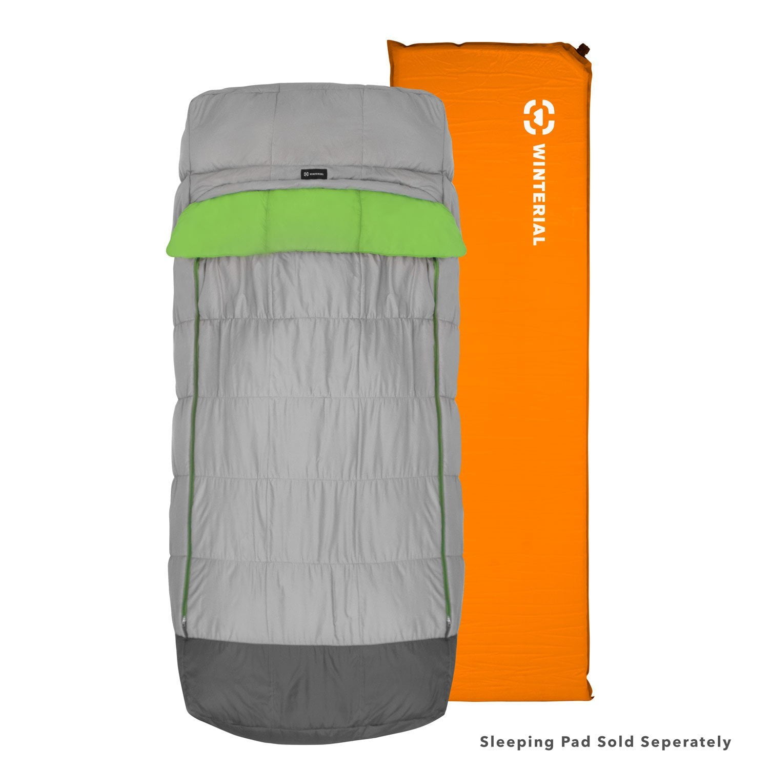 sleeping bag with sleeping pad