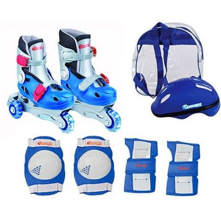 Chicago Skates Boys' Training Inline Skate Combo, Sizes 1-4