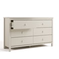 thumbnail image 6 of Storkcraft Alpine 6 Drawer Nursery Double Dresser, Frosted Oat, 6 of 11