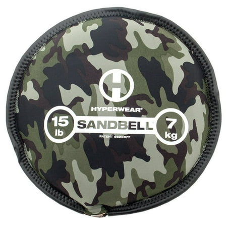 Hyperwear Camo Style SandBell Sandbag Training Free Weight Unfilled 4-50 (Best Filler For Sandbag Training)