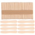 thumbnail image 1 of 100pcs Wooden Ice Cream Spoons Wood Taster Spoons Popsicle Paddles Spoon, 1 of 4